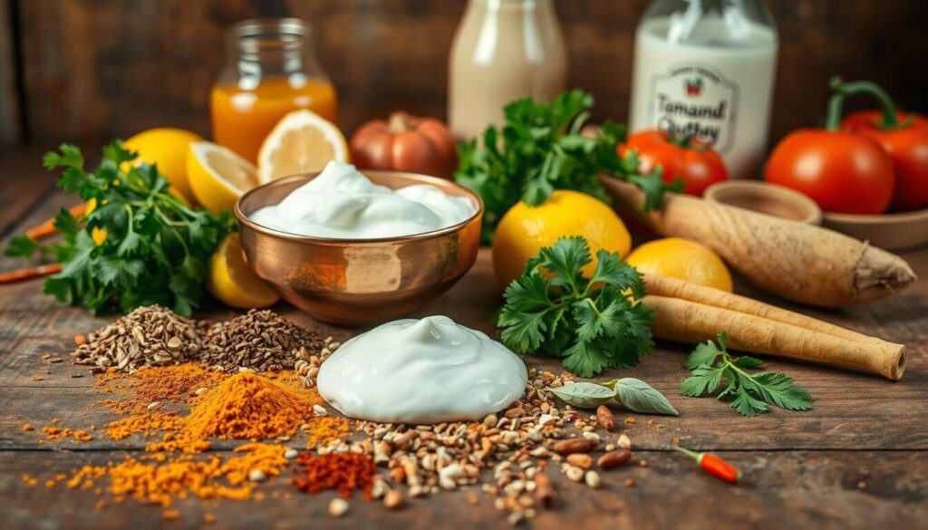 Tomatoes and sauce ingredients being stirred into the pan with cooked chicken to create the tangy Chicken Pathia sauce