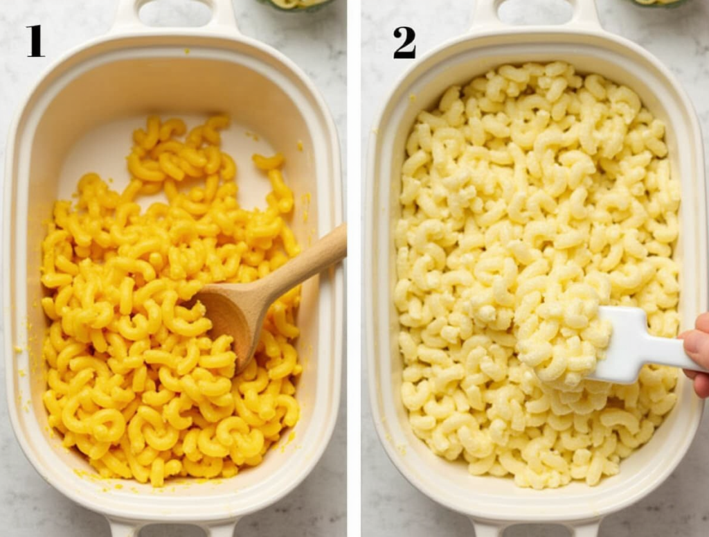 Tini’s Mac and Cheese Recipe in a baking dish