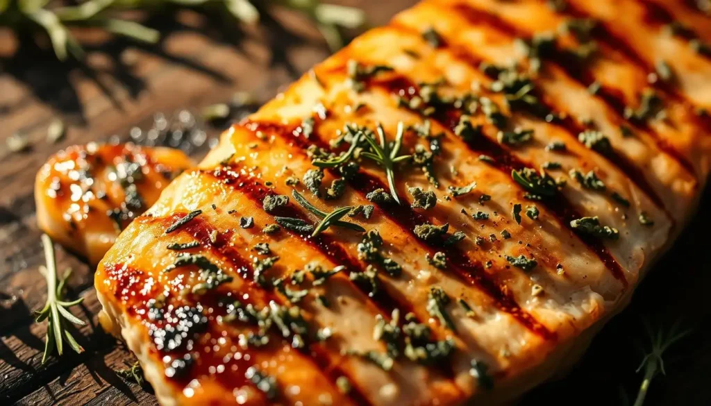 Grilled swordfish recipe with lemon and garlic